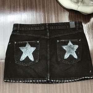 Customized denim skirt!